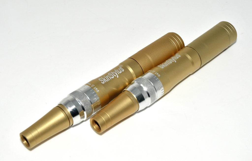 2 Gold Pens SkinStylus Microneedling Professional Kit Beautiful Skin Stylus DEMO