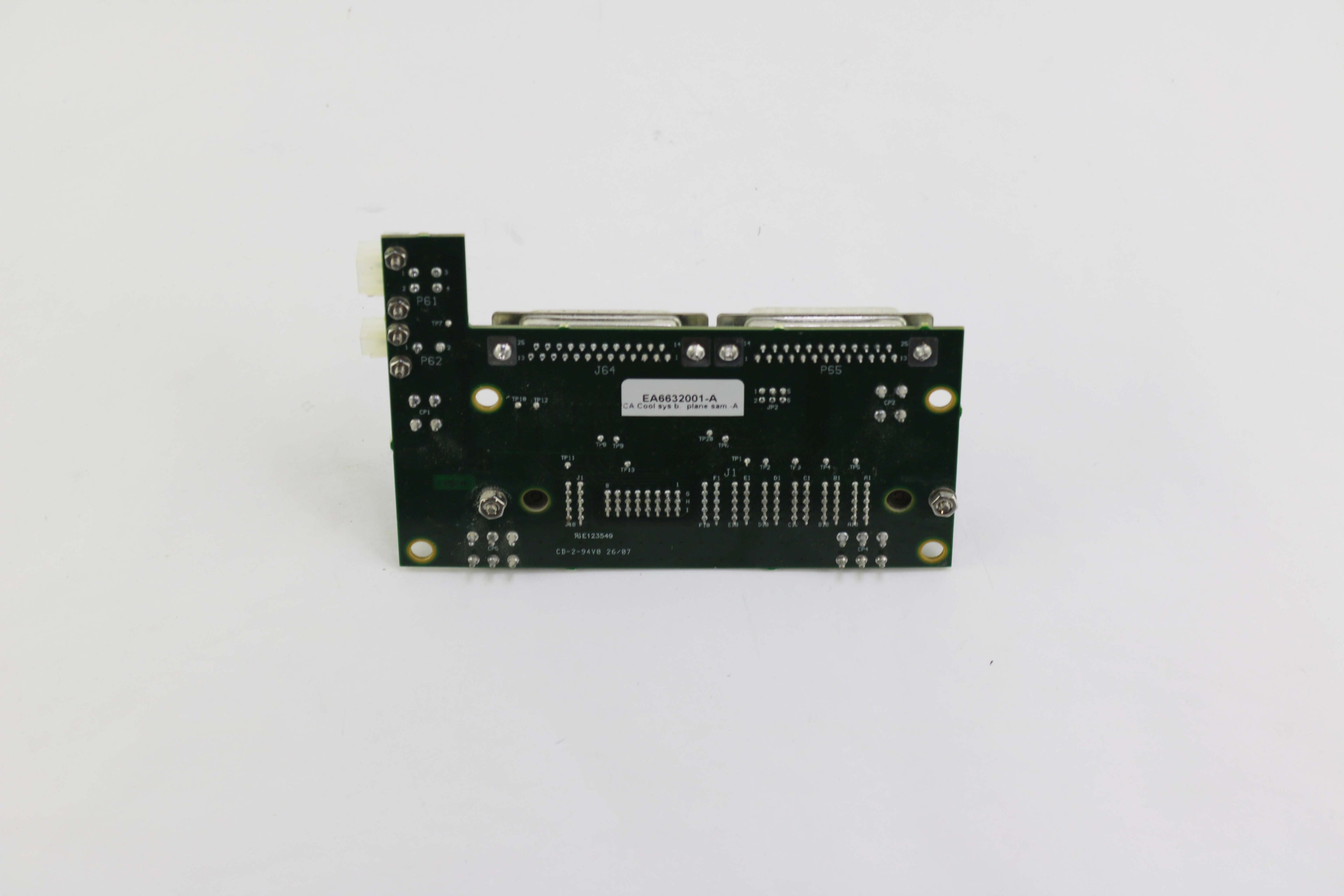 Lumenis 1 Lume One EA6632001 Cooling Module Backplane PCB Board UNTESTED AS IS