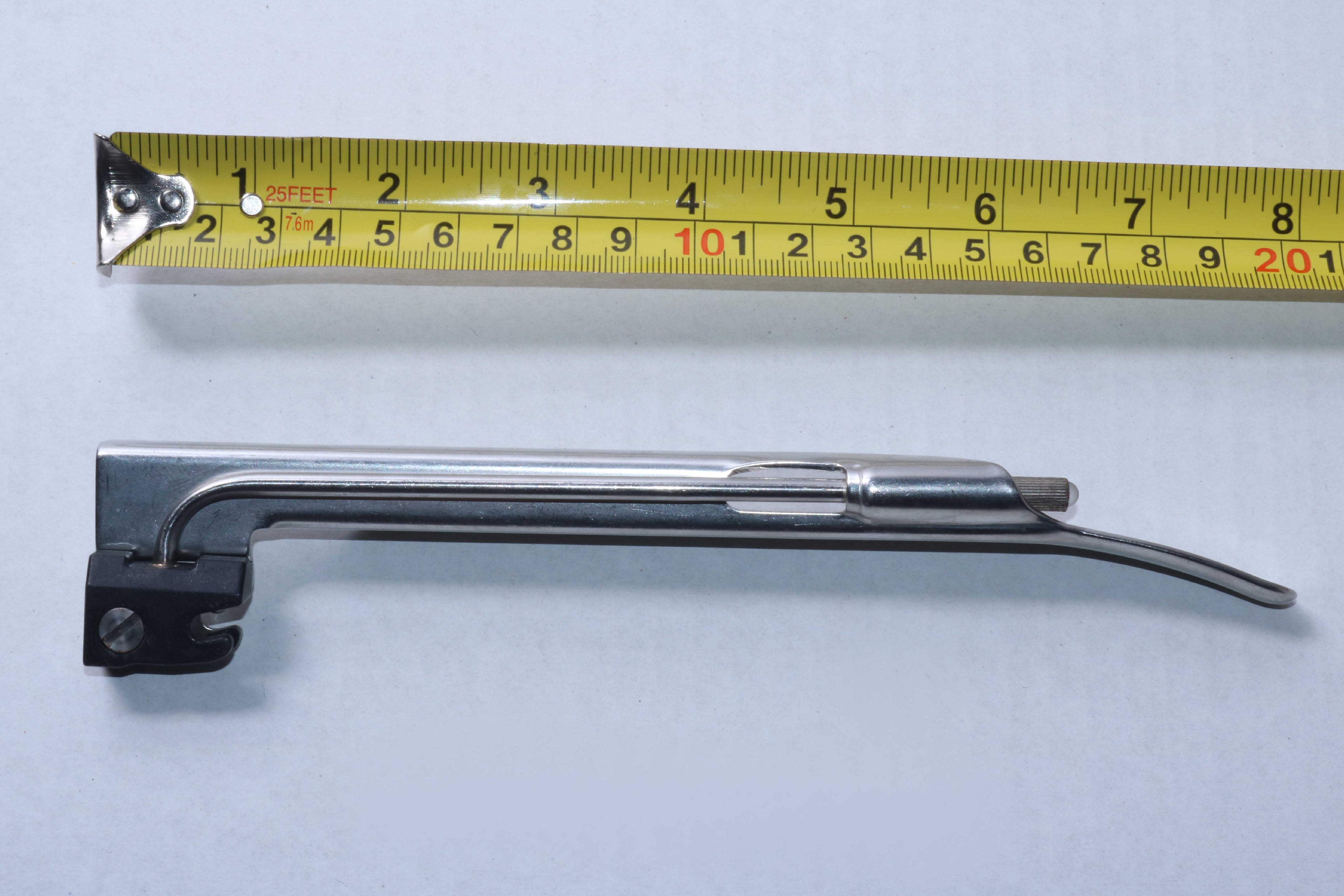 Welch Allyn Miller 68043 Fiber Optic Laryngoscope Blade Size 3 UNTESTED AS IS