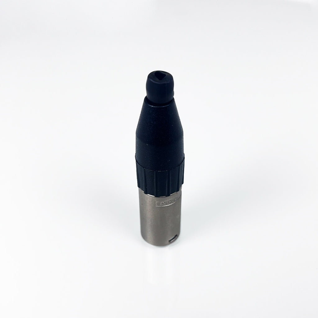 Amphenol AC3M Male XLR Interlock Nickel with Jaws Cable Clamp
