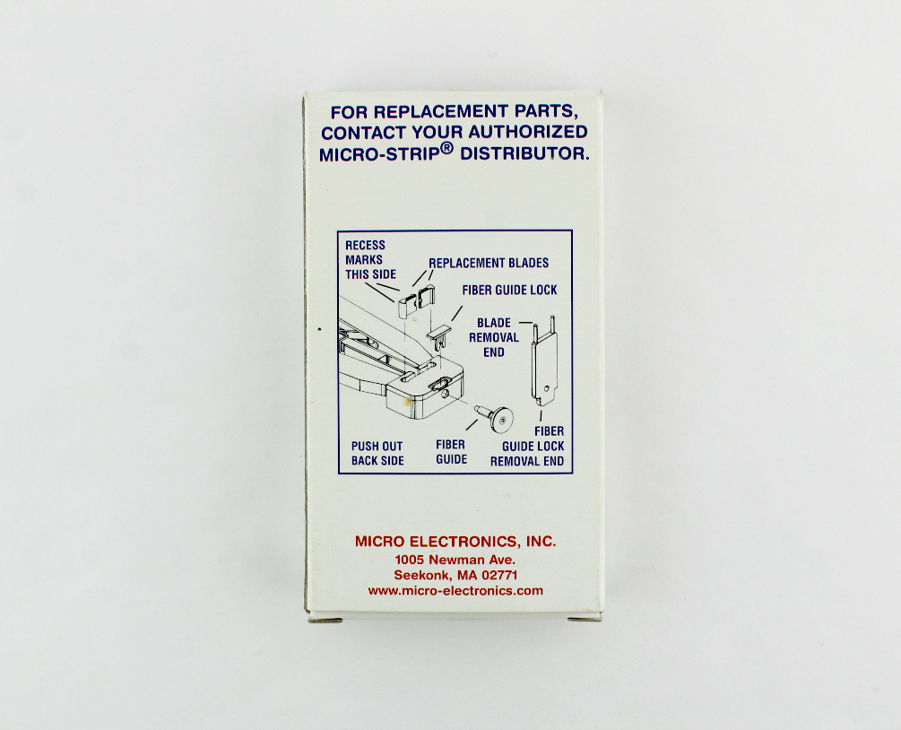Micro-Strip Fiber Optic or A.W.G. Fine Wire Precision Stripper