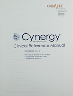 Cynosure Cynergy Clinical Reference Manual Operator User 920-0228-000