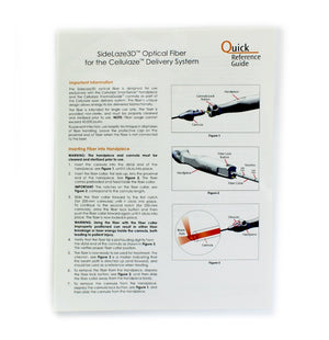 Cynosure SideLaze3D Optical Fiber for the Cellulaze Quick Reference Guide