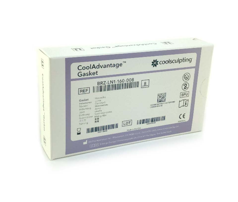 Zeltiq CoolSculpting BRZ-LN1-160-008 Cool ADVANTAGE Gaskets 8PK EXP 2021-10-02