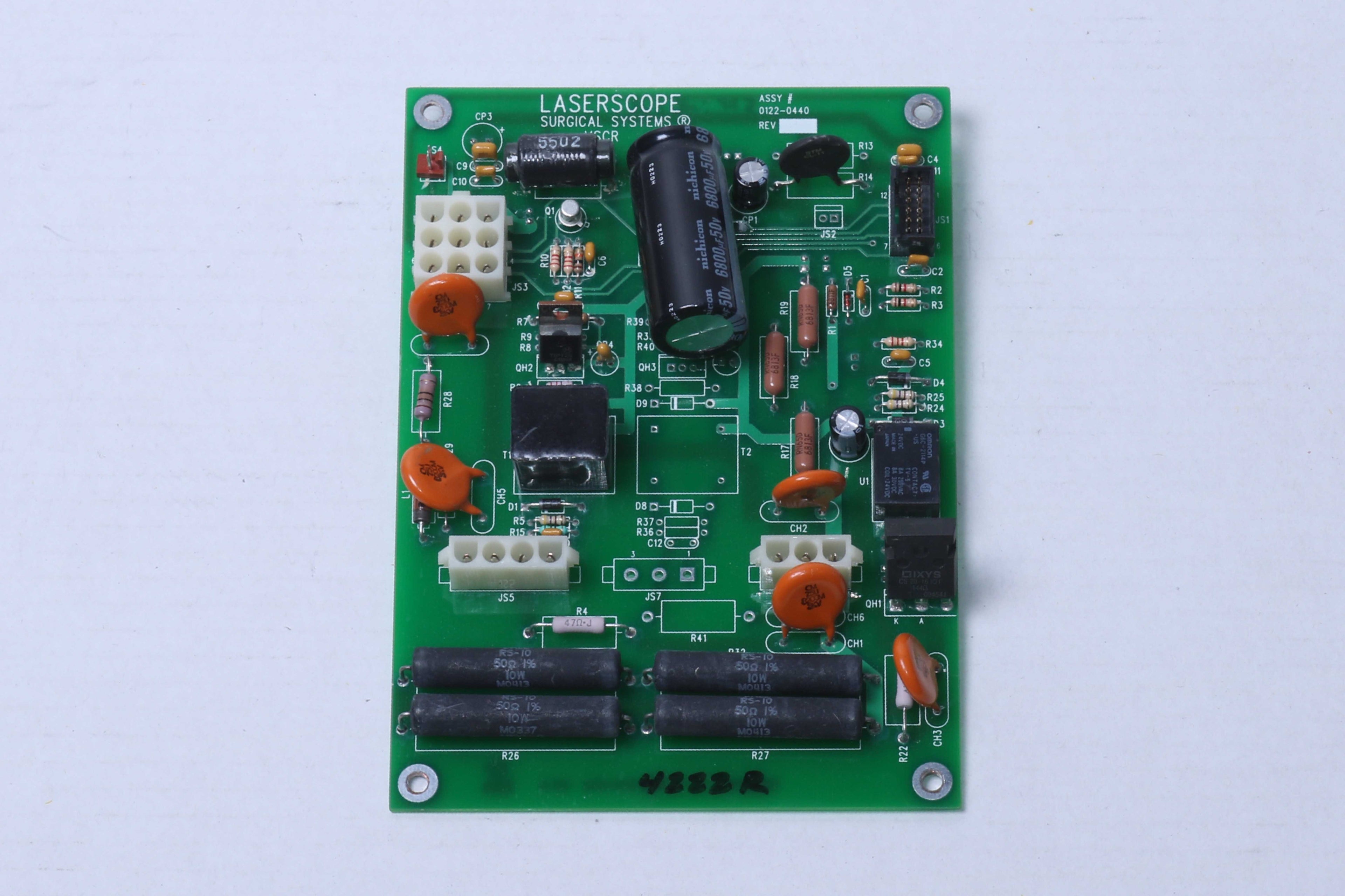 LaserScope Venus 2940 ErYAG Laser VSCR PCB Board Assembly 0122-0440 UNTESTED