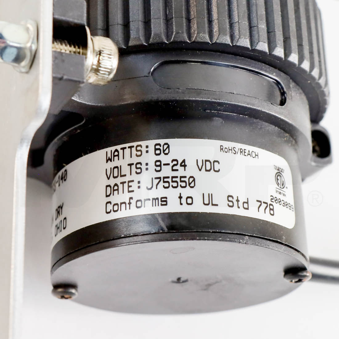 Lutronic DermaV Water Pump Assembly Label