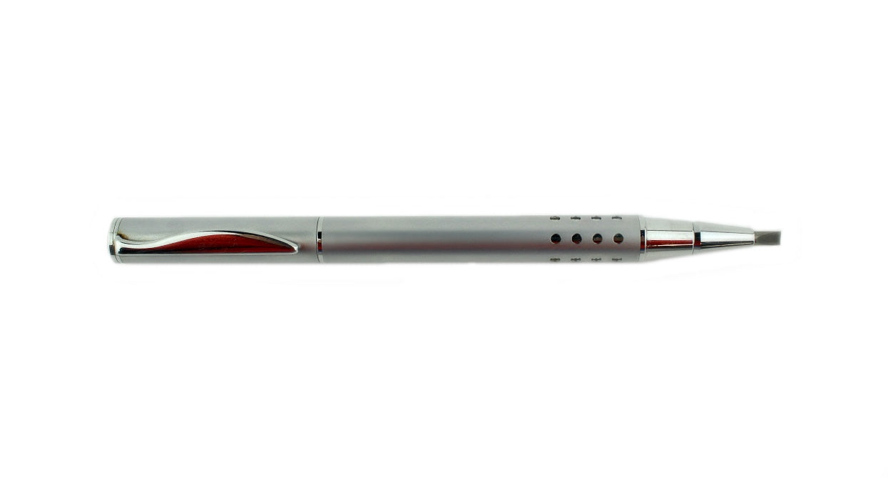 Minimalist Silver Metal Precision Screwdriver Pen Hollow Handle