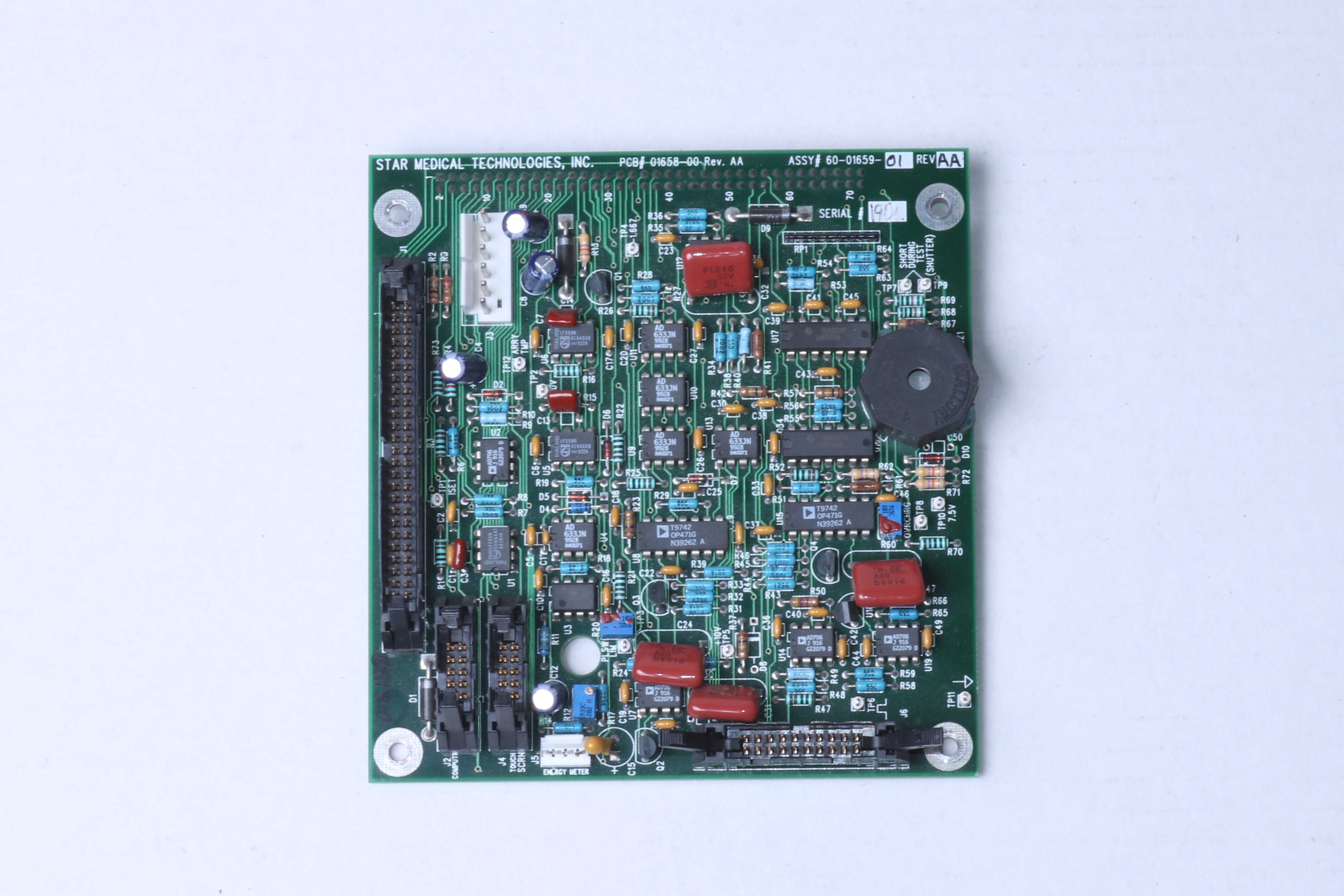 Star Medical 01658-00 REV AA Computer Interface Board PCB UNTESTED PARTS AS IS