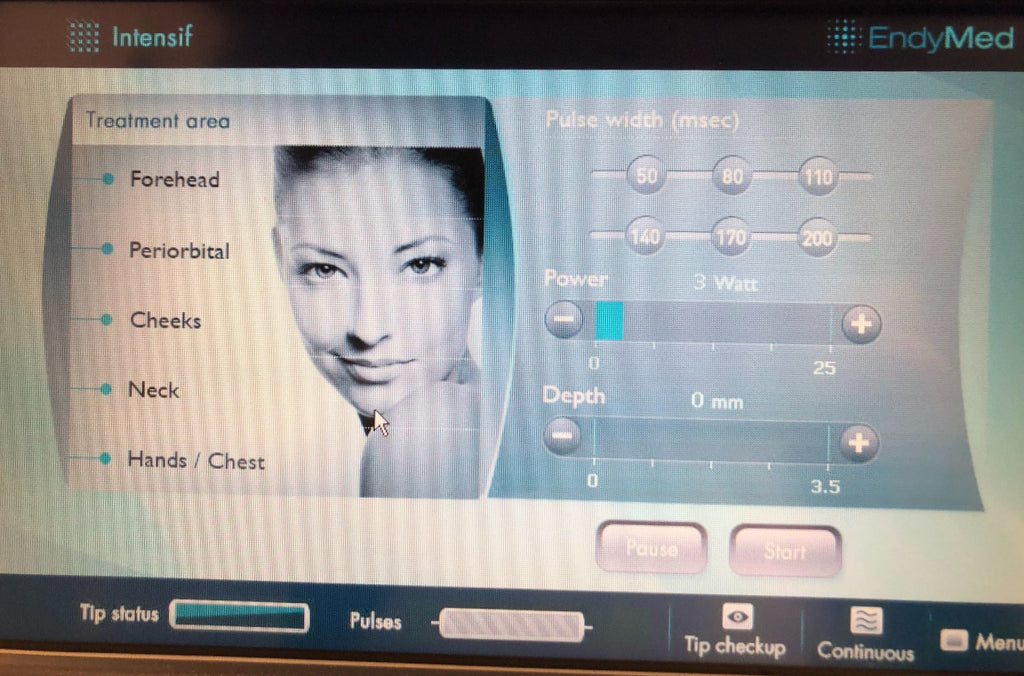 2015 EndyMed PRO 3DEEP RF Body Contour Skin Face Tightening Intensif Compatible