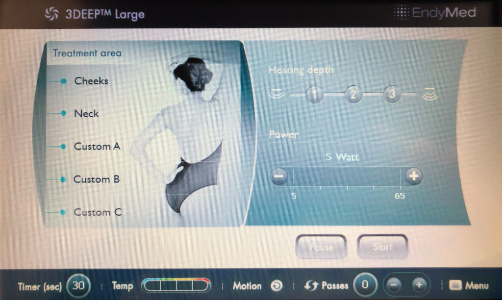 2015 EndyMed PRO 3DEEP RF Body Contour Skin Face Tightening Intensif Compatible