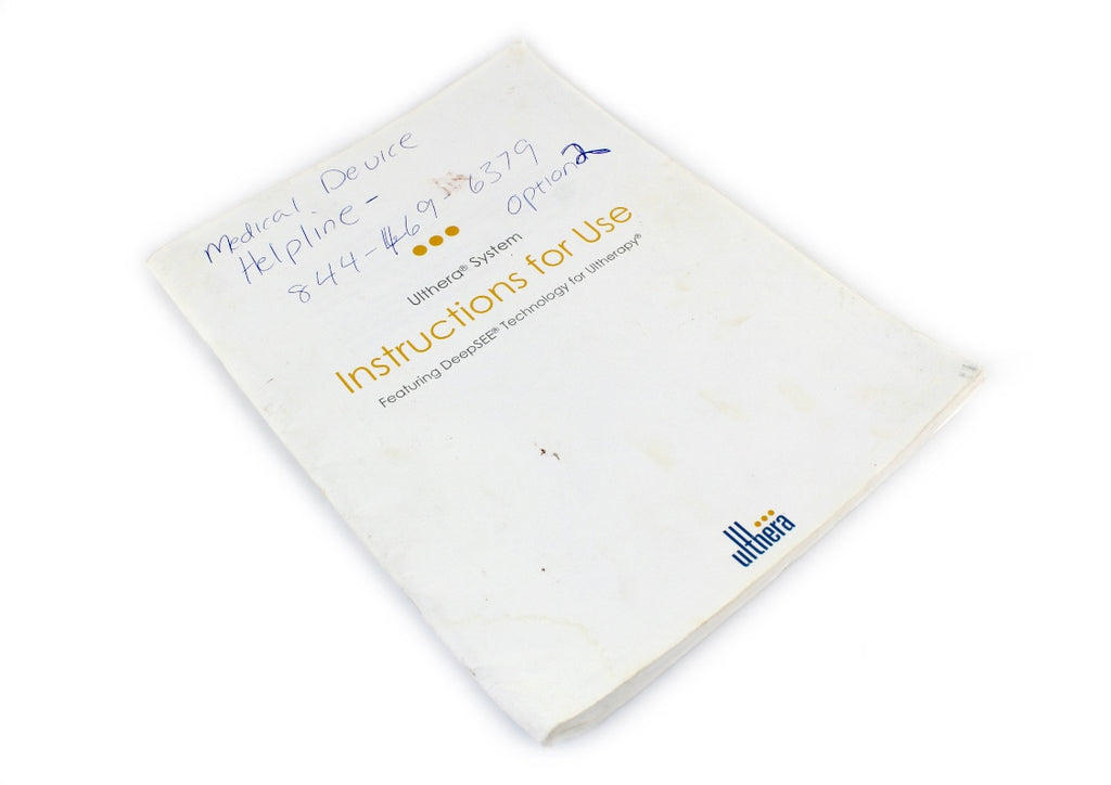 Ulthera System Instructions for Use Technical Information Manual Marking Stencil