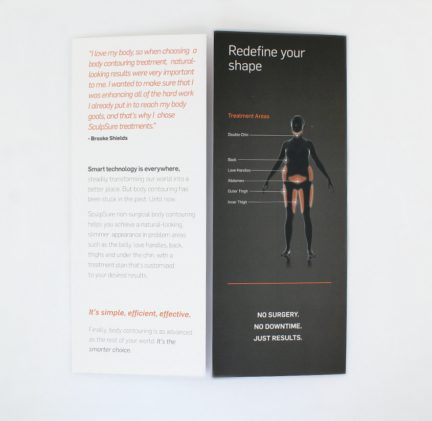 Cynosure SculpSure Permanent Fat Reduction Be Strong. Sexy. Confident Brochure