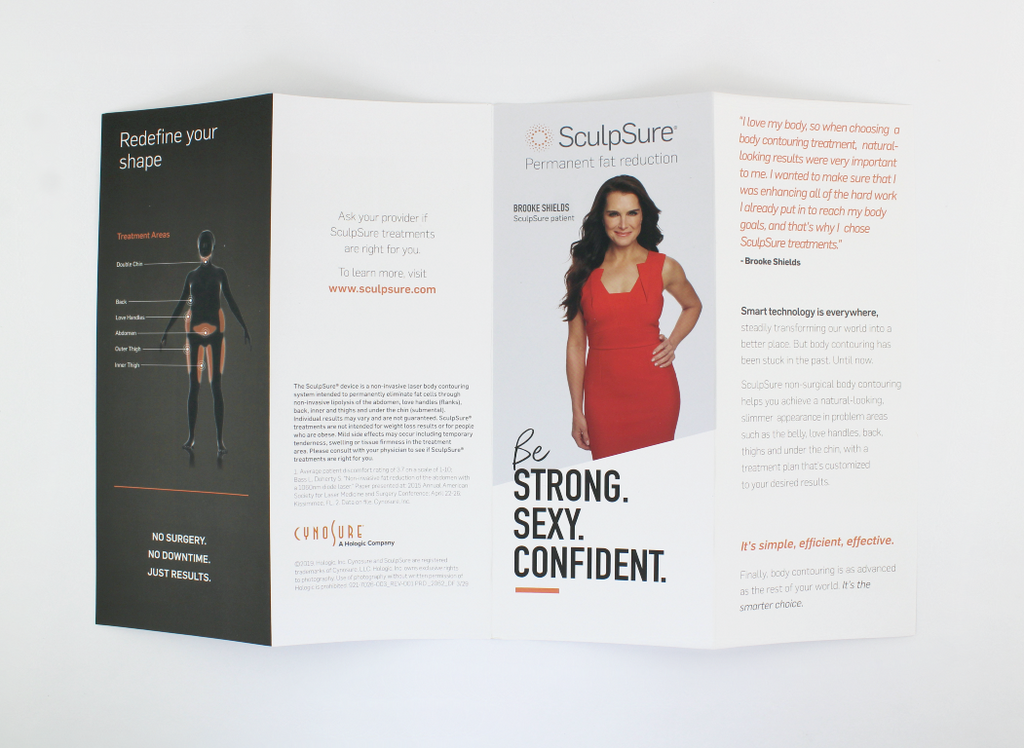 Cynosure SculpSure Permanent Fat Reduction Be Strong. Sexy. Confident Brochure
