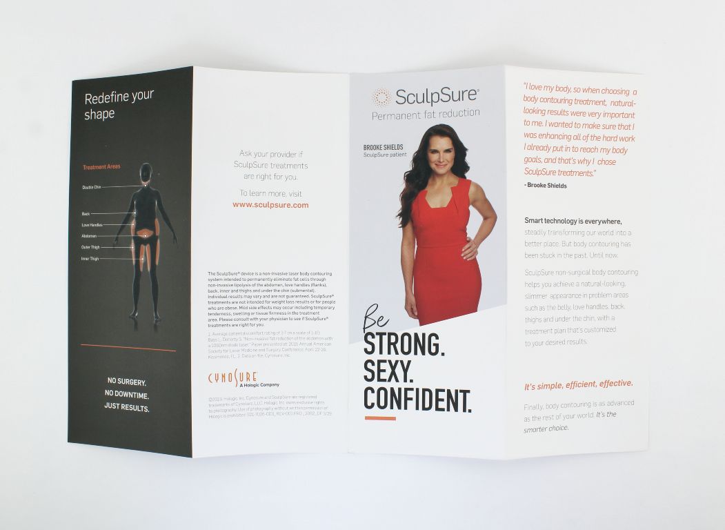 Cynosure SculpSure Permanent Fat Reduction Be Strong. Sexy. Confident Brochure