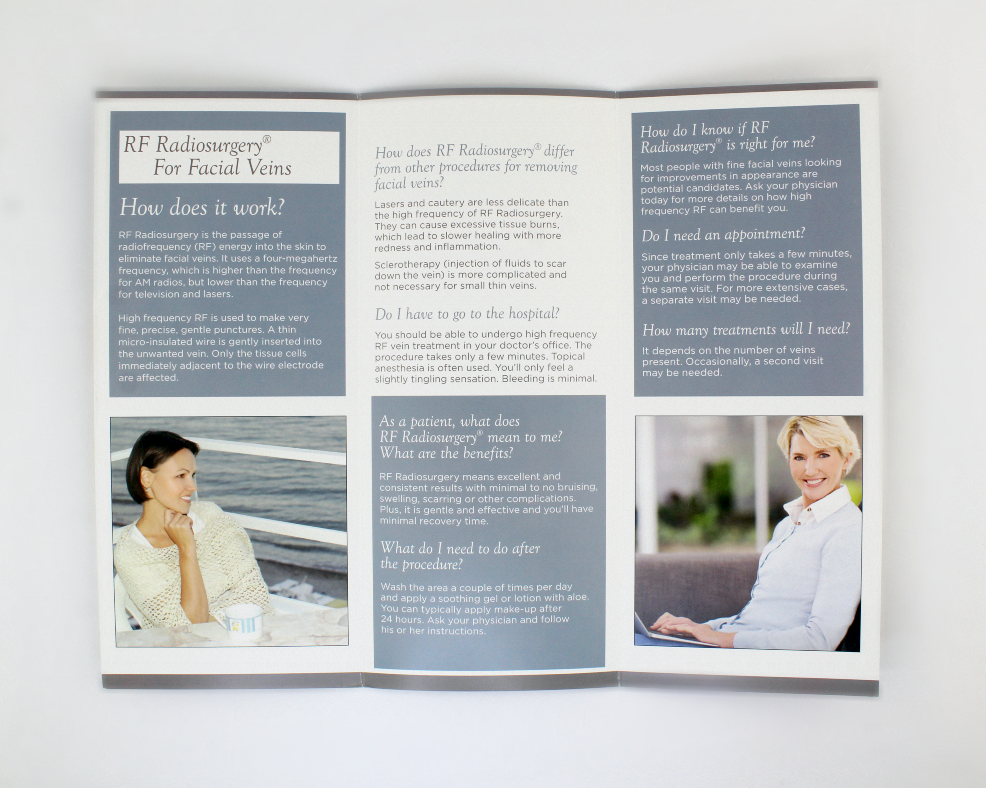 Cynosure Ellman Introducing RF Radiosurgery Marketing Brochure Facial Veins 2015