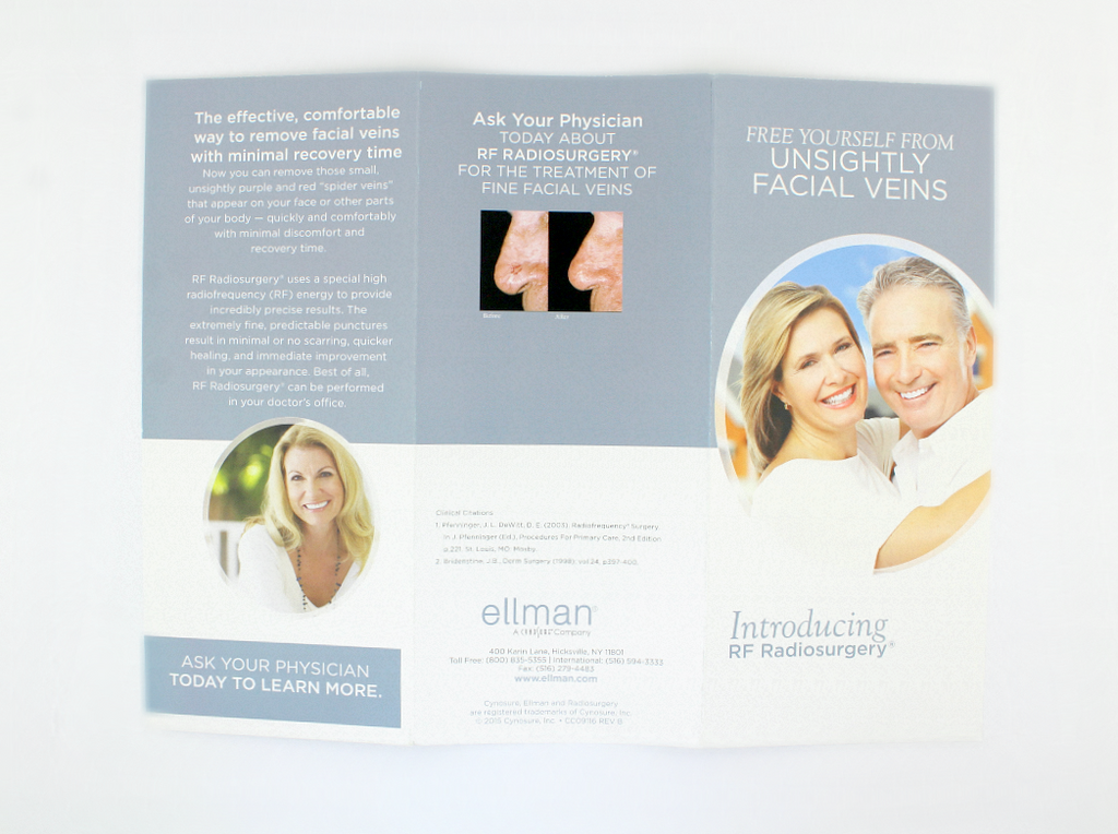 Cynosure Ellman Introducing RF Radiosurgery Marketing Brochure Facial Veins 2015