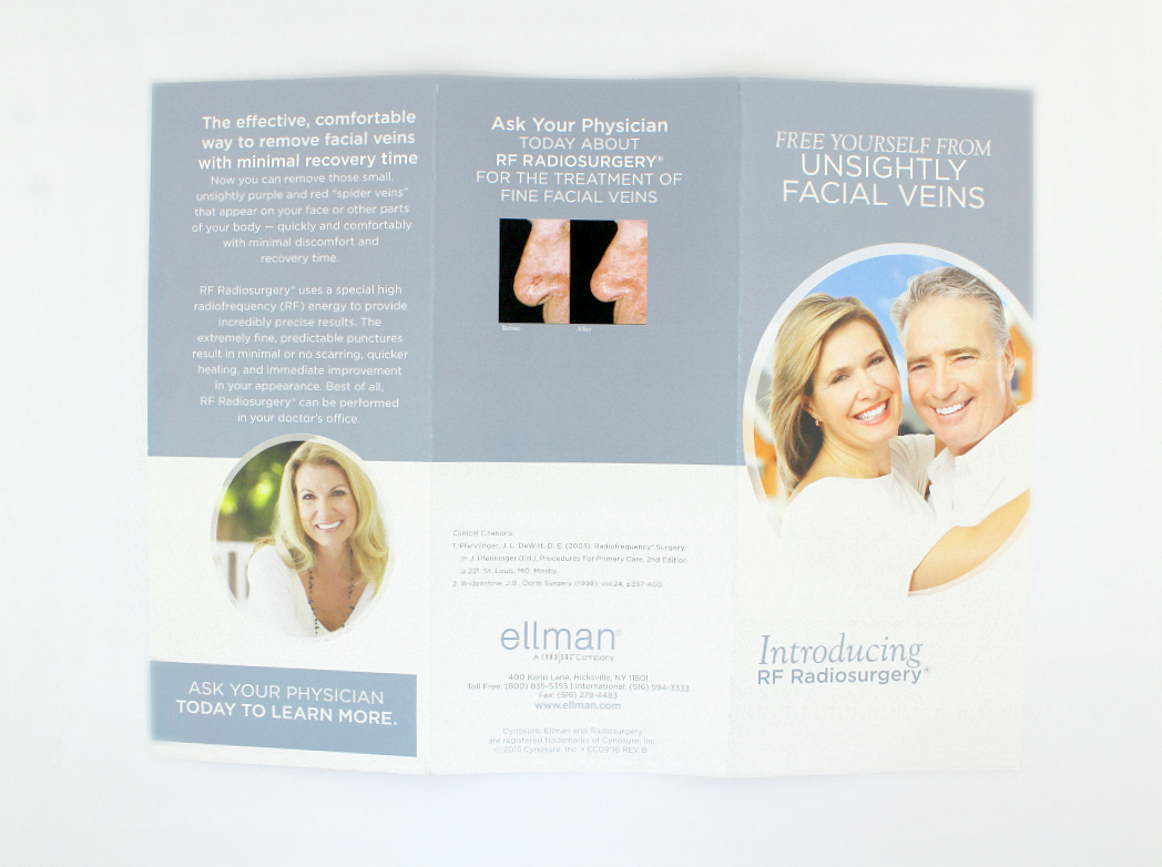 Cynosure Ellman Introducing RF Radiosurgery Marketing Brochure Facial Veins 2015