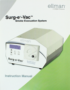 2015 Cynosure Ellman Surg-e-Vac Smoke Evacuator Operator Manual DIM-07-20 Rev. F