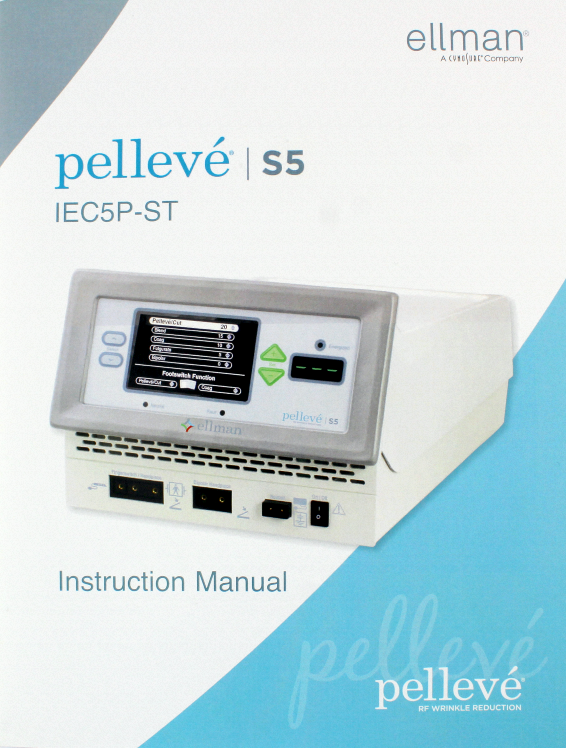 2015 Cynosure Ellman Pelleve S5 IEC5P-ST Operator Manual DIM-92-55 REV D
