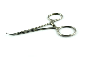 Tiemann Hemostatic Mosquito Forceps Stainless Steel Curved Serrated Tip