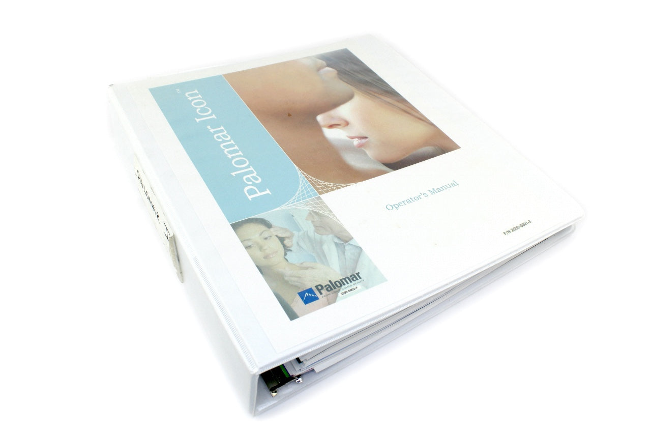 Palomar Icon Laser IPL System OPERATOR MANUAL Guidelines Guide Book 2500-0001-F
