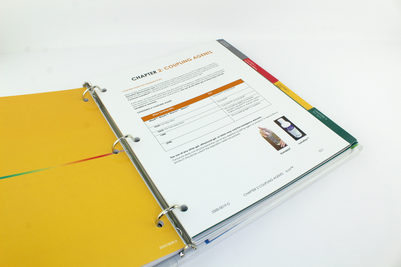 2016 Cynosure Palomar ICON IPL Laser All Module Treatment Guide Manual 2500-0001