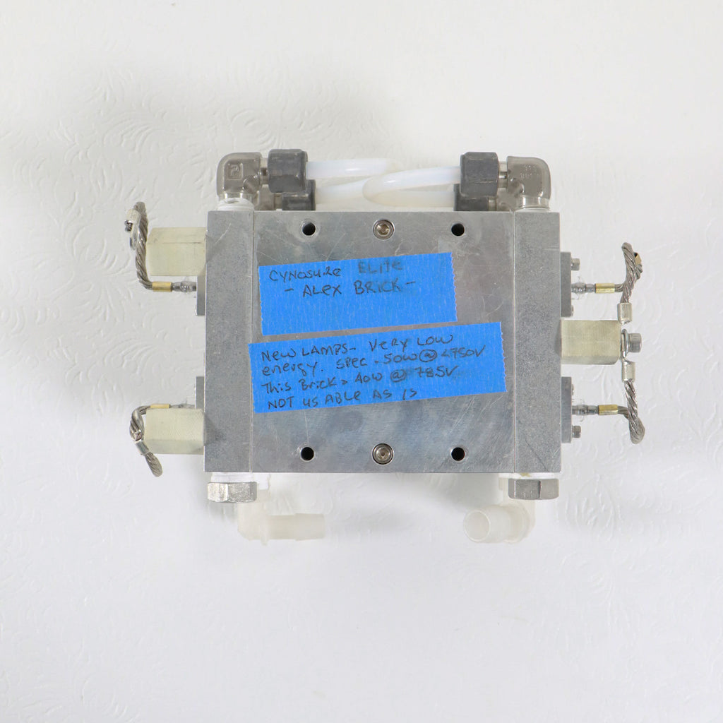 Cynosure Elite Brick Laser Head Pump Chamber 100-7000-270 AS IS FOR PARTS