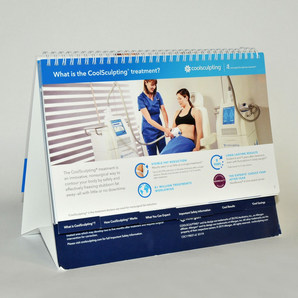 Zeltiq CoolSculpting Fat Reduction Treatment Consultation Guide Lobby Marketing
