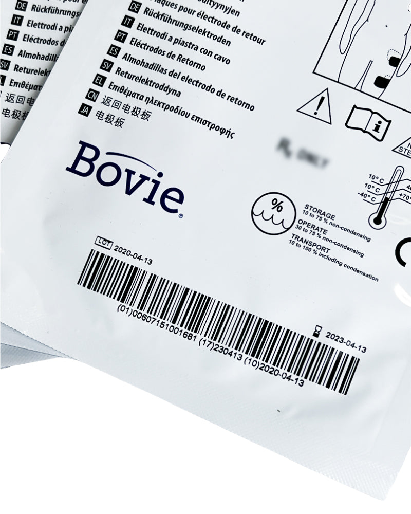 Bovie Disposable Solid Adult Return Electrode Ground Pad ESRS-1 6-Pack