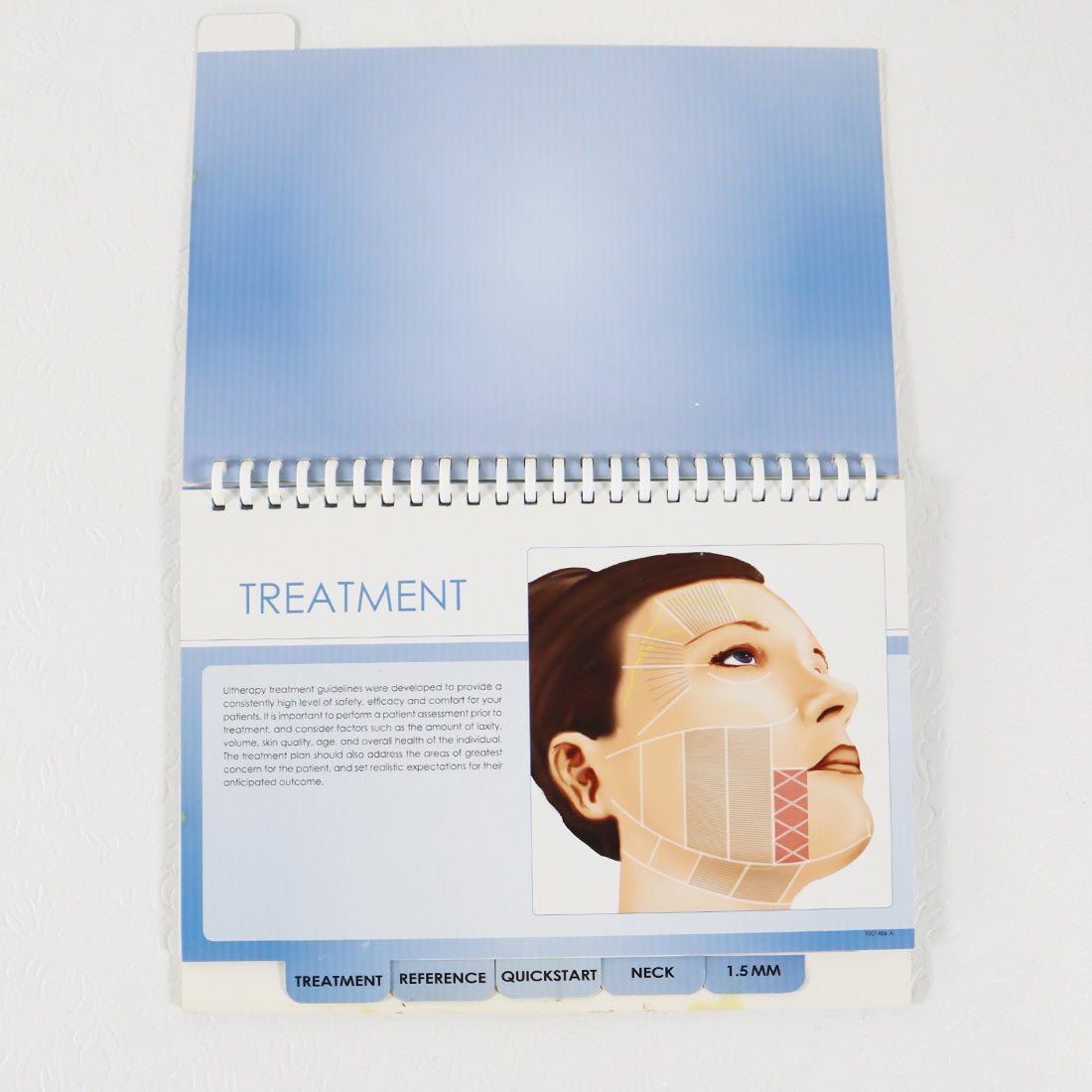 Ulthera Ultherapy Face and Neck Treatment Guideline Manual Booklet 1001757-A