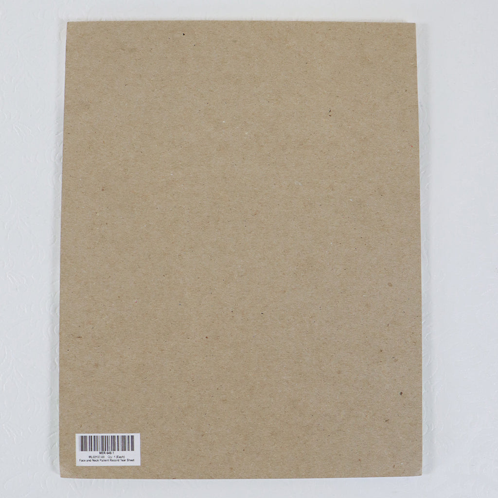 Ulthera Ultherapy Patient Record Face and Neck Record Sheet 4.5mm 3mm 25x Sheets