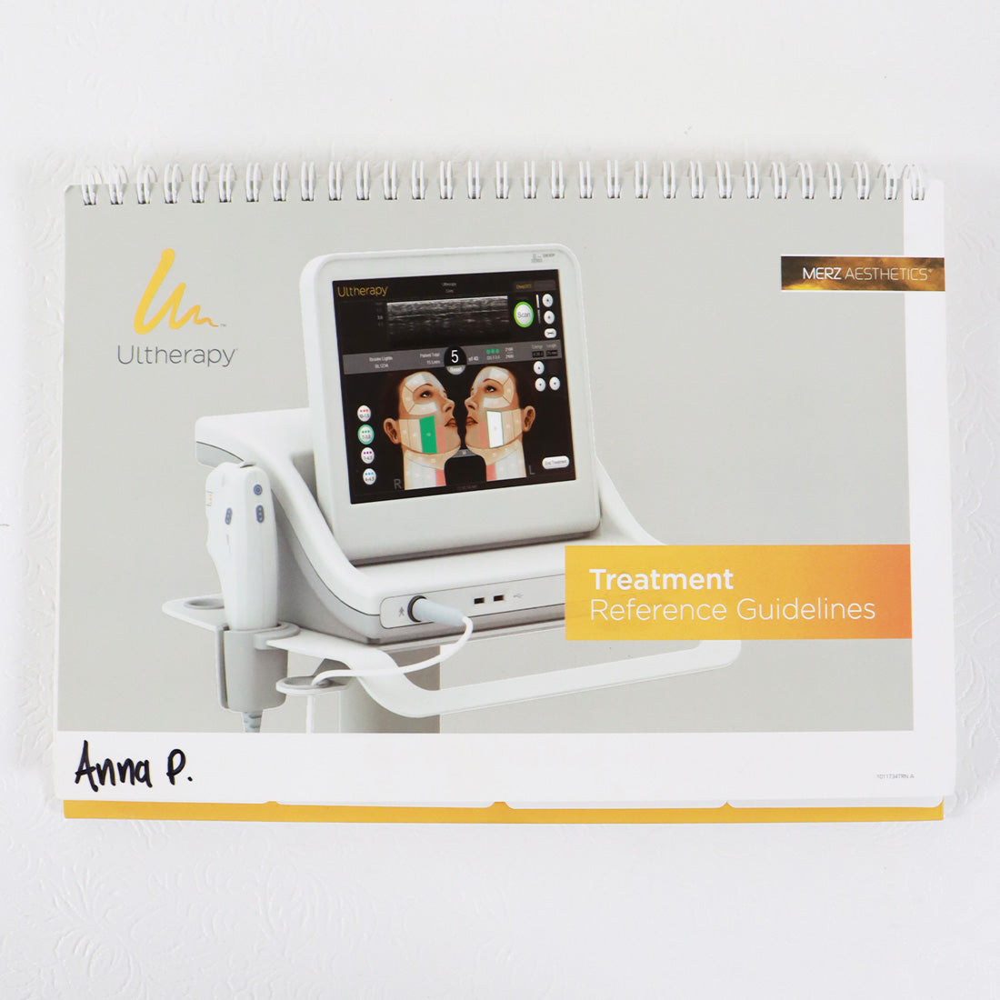 Ultherapy Treatment Quick Reference Guidelines Guide Book 1011734TRN A 2019