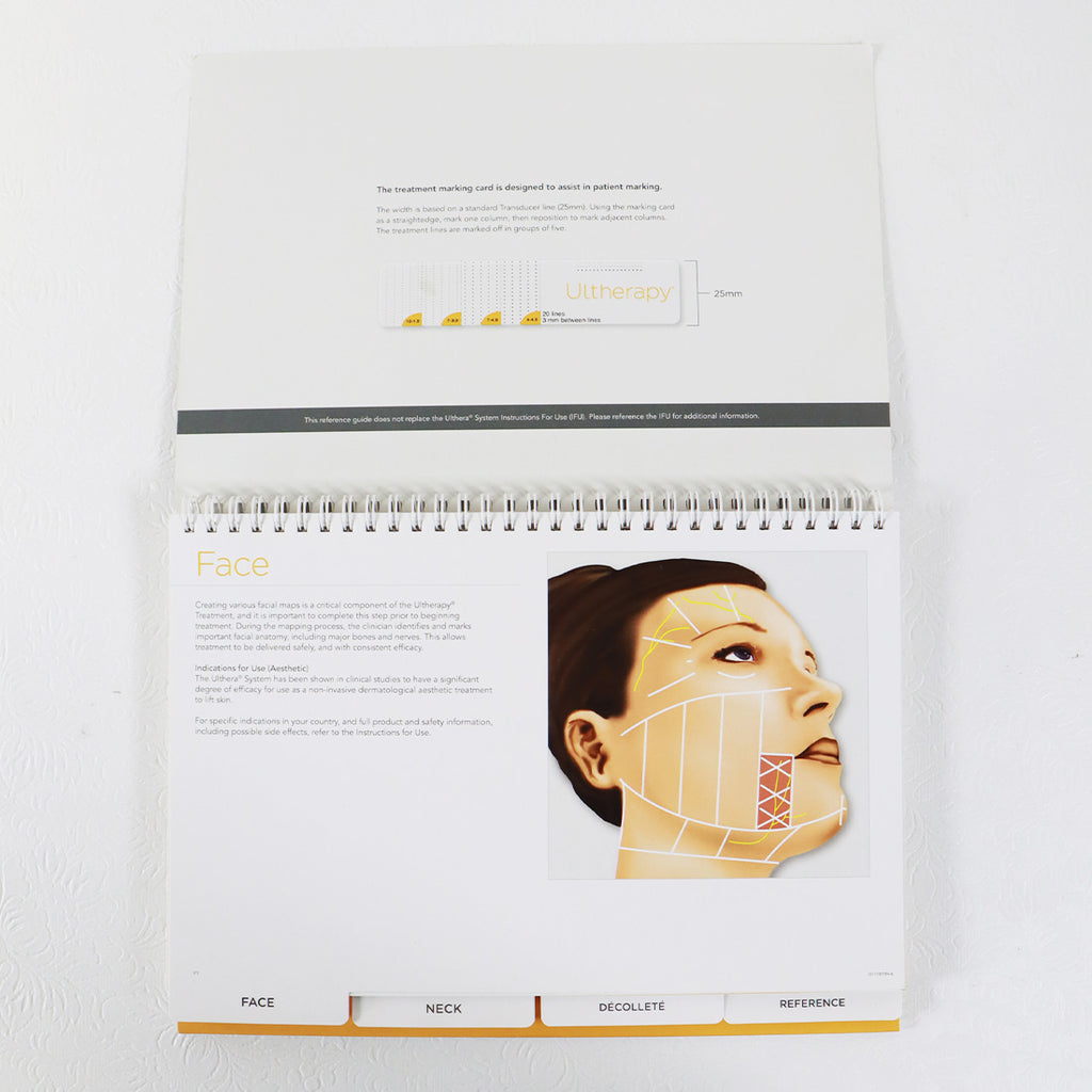 Ultherapy Treatment Quick Reference Guidelines Guide Book 1011734TRN A 2019