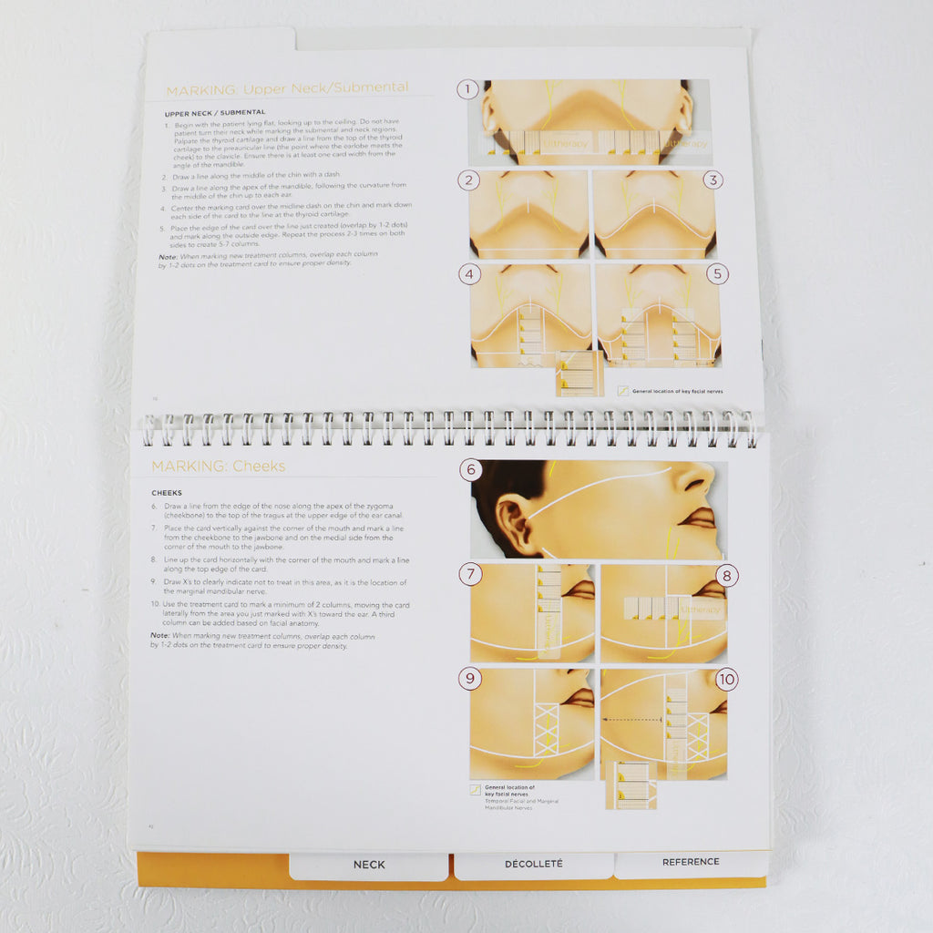 Ultherapy Treatment Quick Reference Guidelines Guide Book 1011734TRN A 2019
