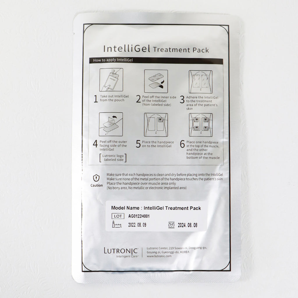 Lutronic Accufit IntelliGel Treatment Pack Gel Pads AG0122H001 Box of 17 Ex2024