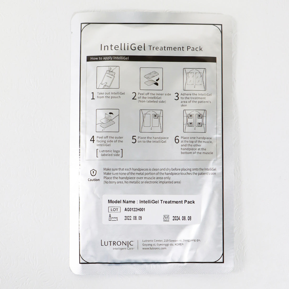 Lutronic Accufit IntelliGel Treatment Pack Gel Pads AG0122H001 Box of 17 Ex2024