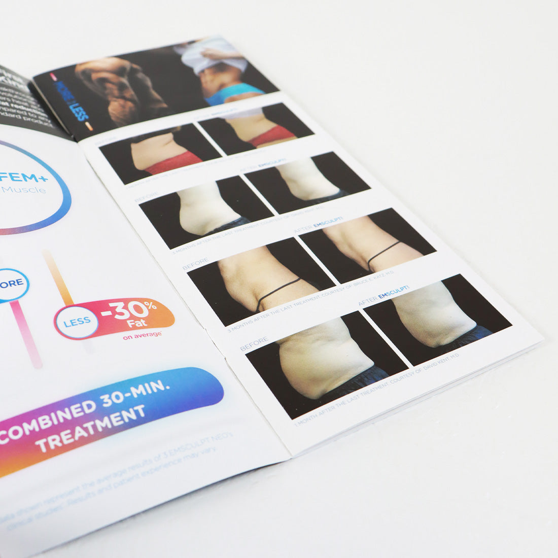 BTL EMSculpt NEO "The One in Body Shaping" Pamphlets Marketing Case - 100 pack