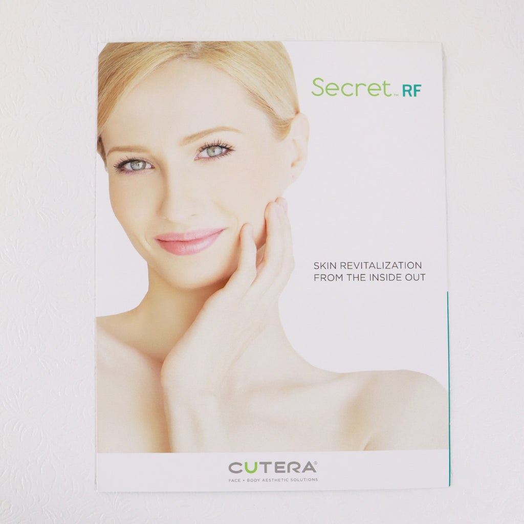 2018 Cutera Secret RF 'Skin Revitalization From The Inside Out' Booklet AP1672