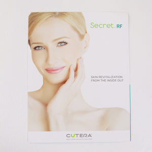 2018 Cutera Secret RF 'Skin Revitalization From The Inside Out' Booklet AP1672