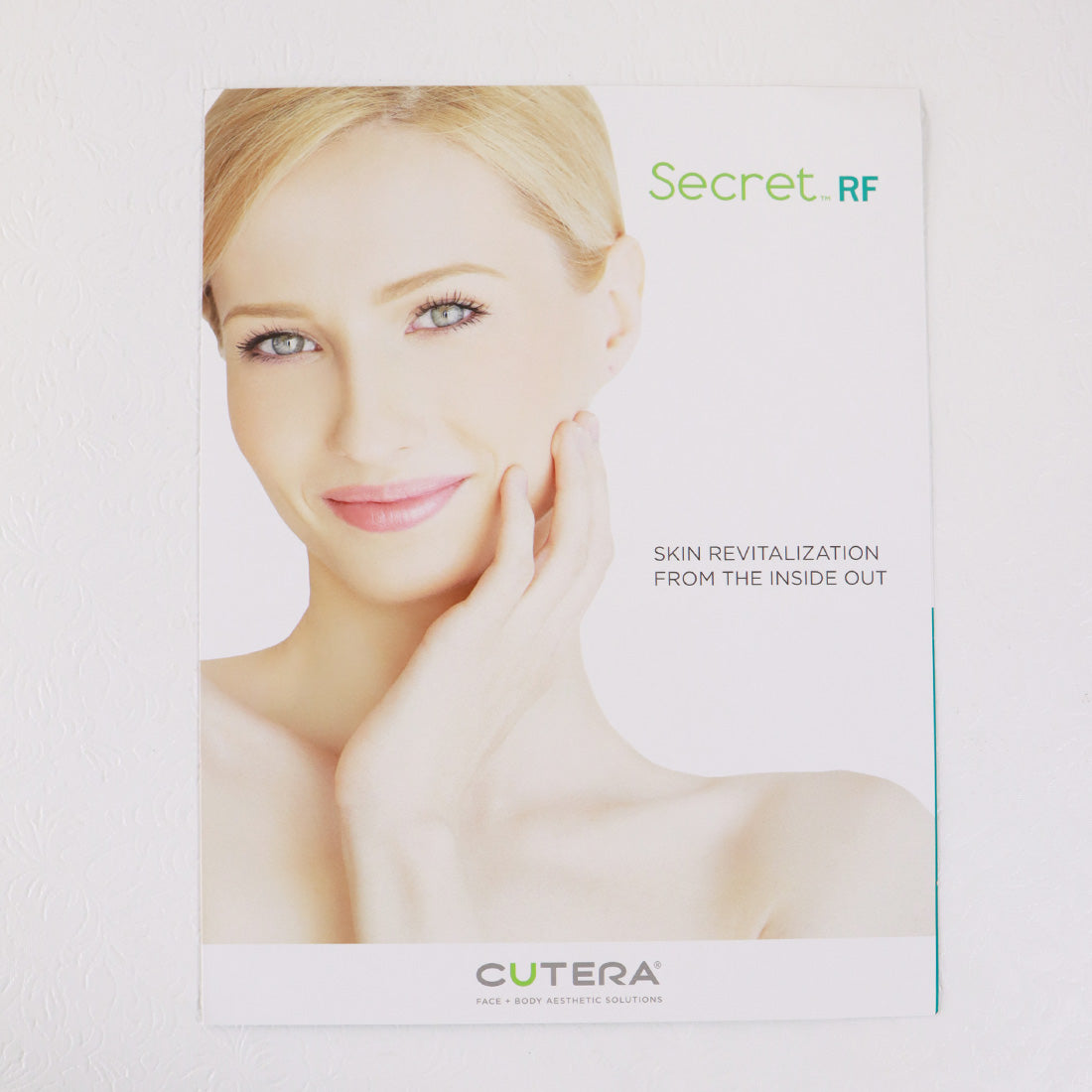 2018 Cutera Secret RF 'Skin Revitalization From The Inside Out' Booklet AP1672
