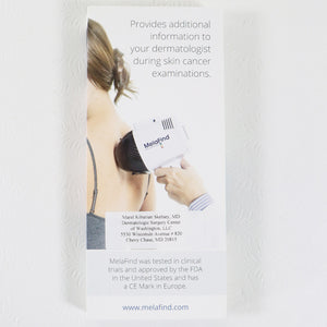 2015 Mela Sciences MelaFind Tri-Fold Informational Pamphlet M100-BR-021 14x