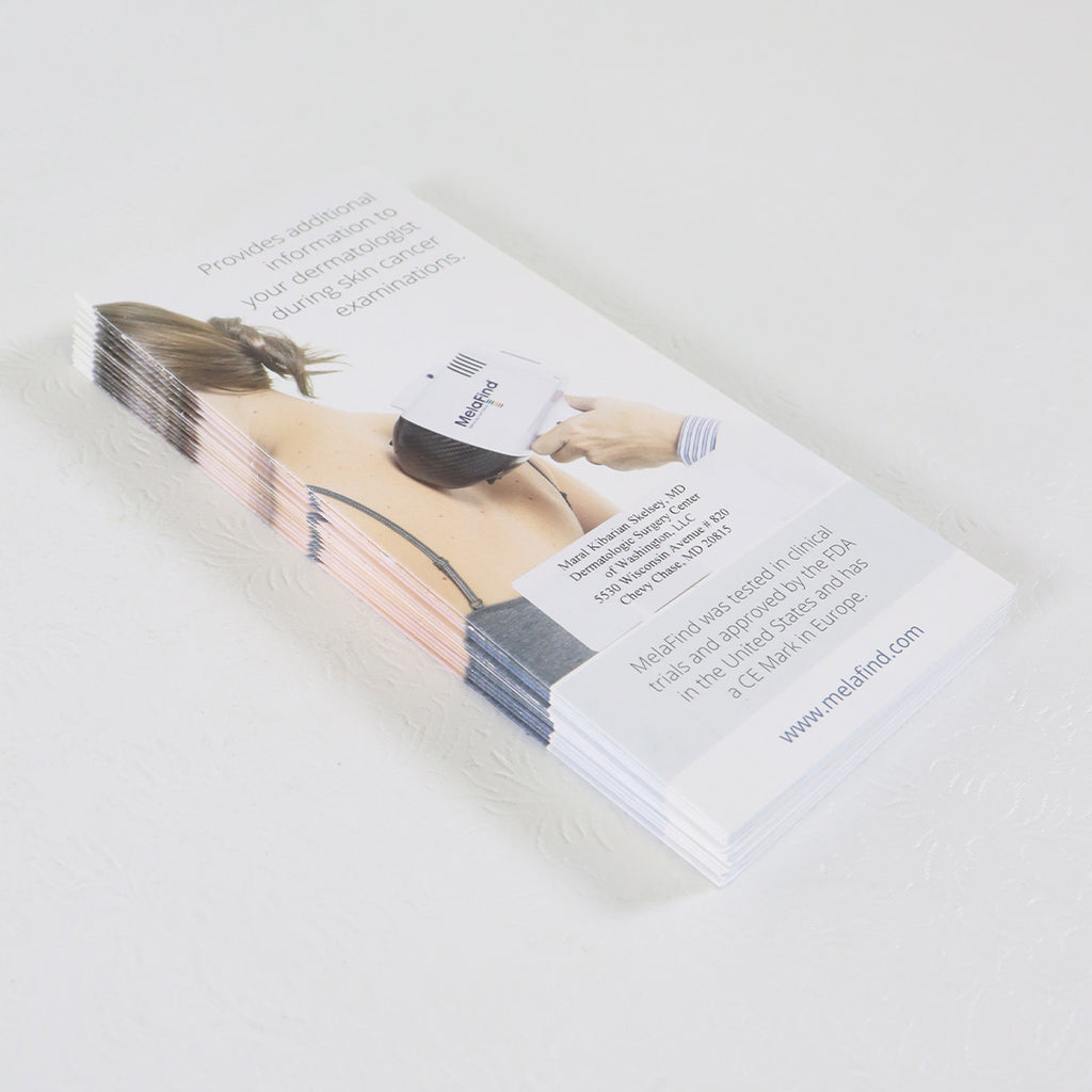 2015 Mela Sciences MelaFind Tri-Fold Informational Pamphlet M100-BR-021 14x