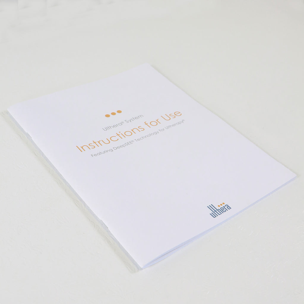 2015 Ulthera Ultherapy DeepSee Instructions for Use User Manual 1004125IFU Rev C