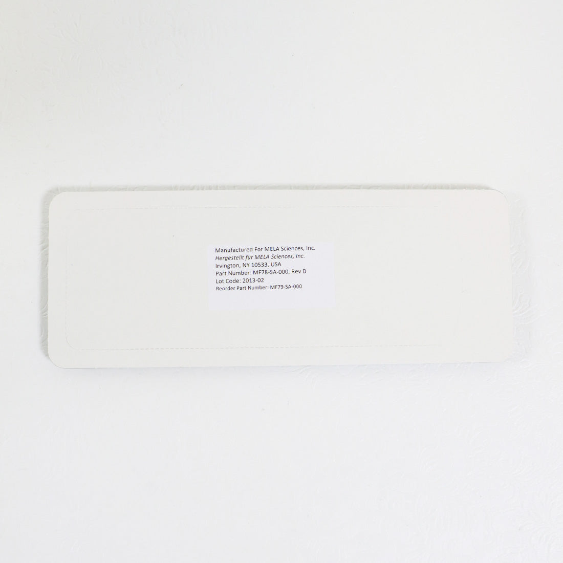 MelaFind Optics by Carl Zeiss Phantom Cleansing Strips MF79-SA-000 Rev E 25x