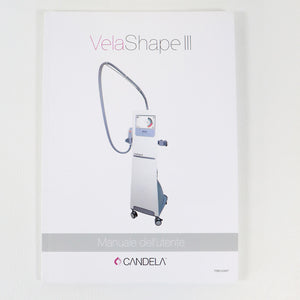 Syneron Candela Velashape III System Manual Italian PB81499IT