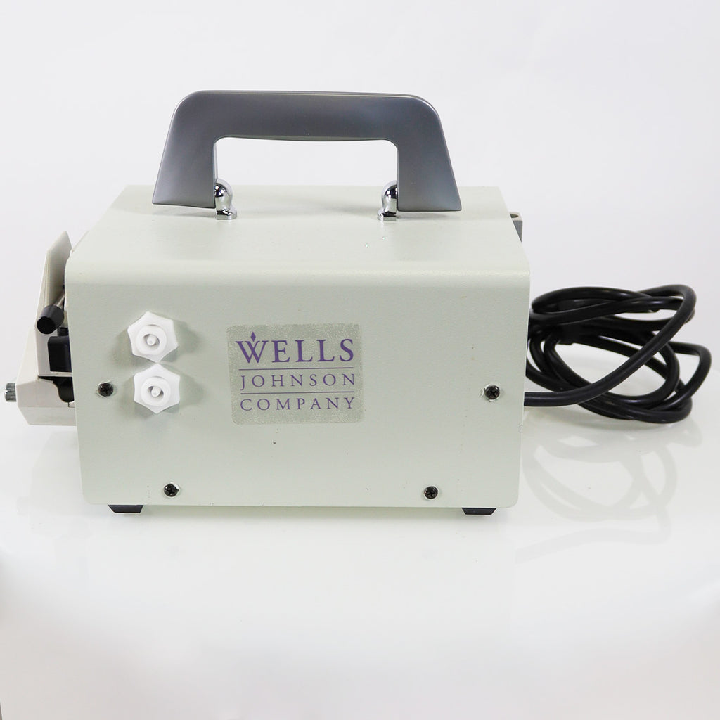 Wells Johnson Single Head Infiltration Pump Aspiration w FootSwitch Pedal