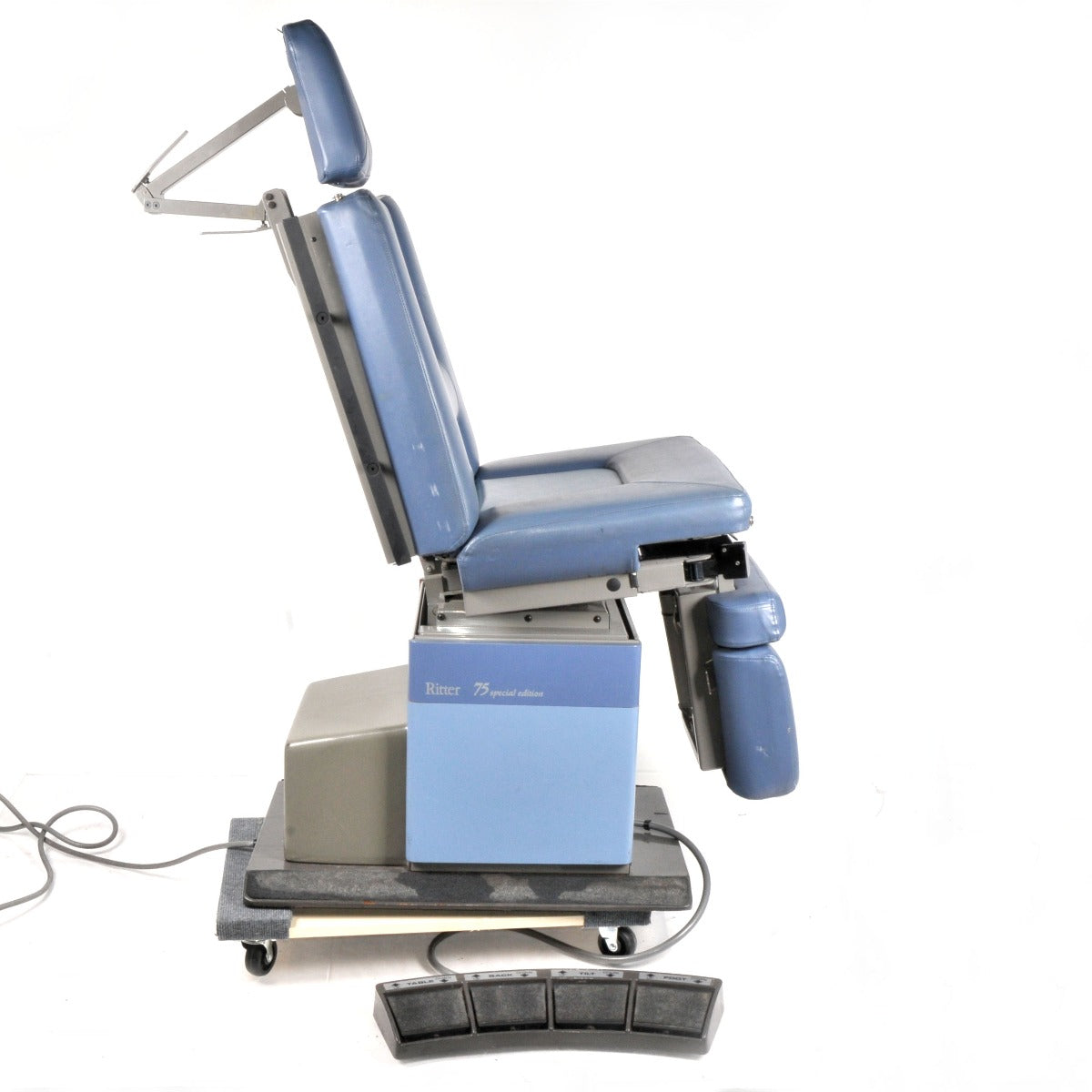Midmark Ritter 75 Power Adjustable Medical Procedure Blue Exam Chair Table OBGYN