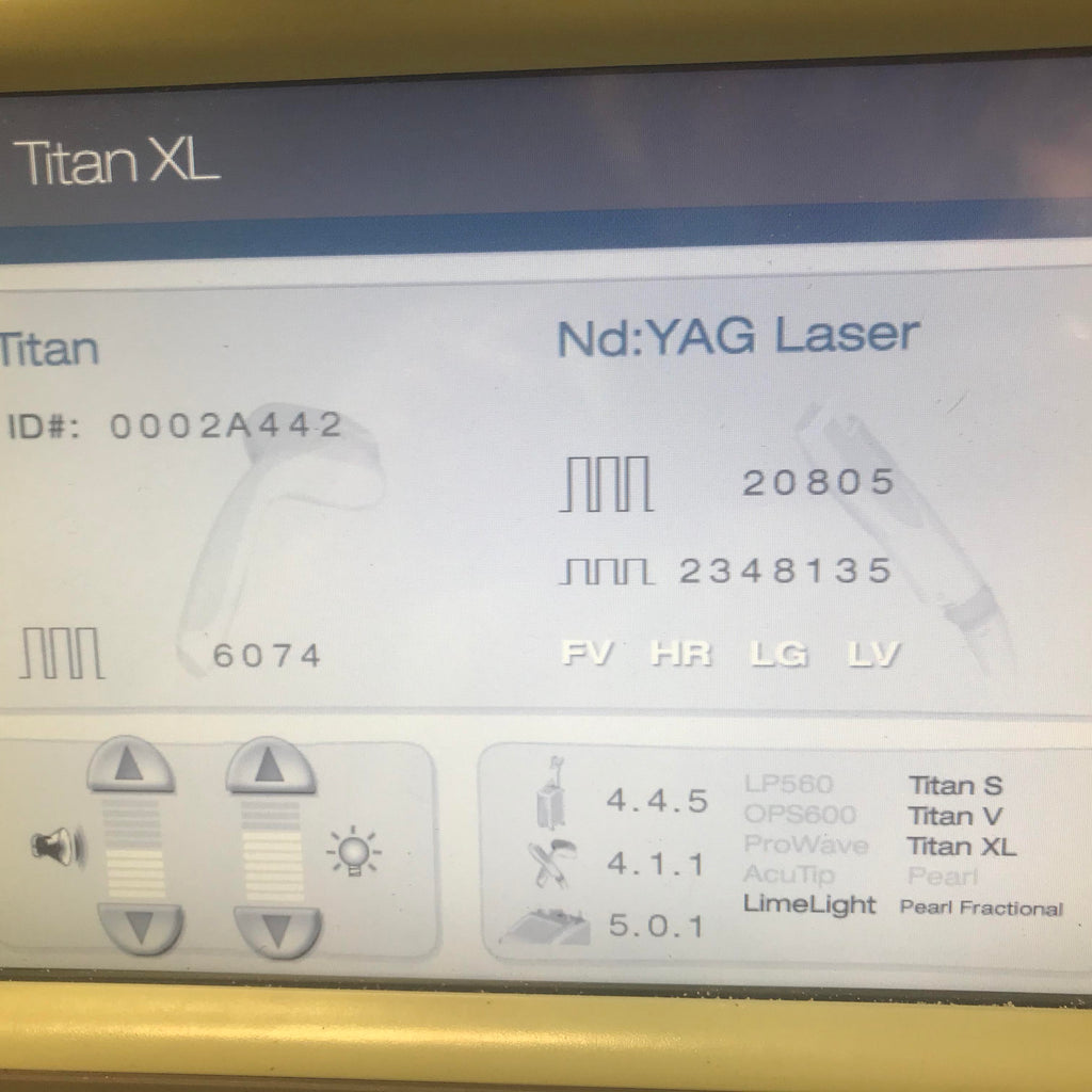 2015 Cutera Xeo Titan XL IPL Skin Tightening Anti-Aging Handpiece LOW 6K SHOTS