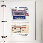 Lasering USA Slim E30 MiXto SX CO2 Quanta Laser Training Course Companion Binder