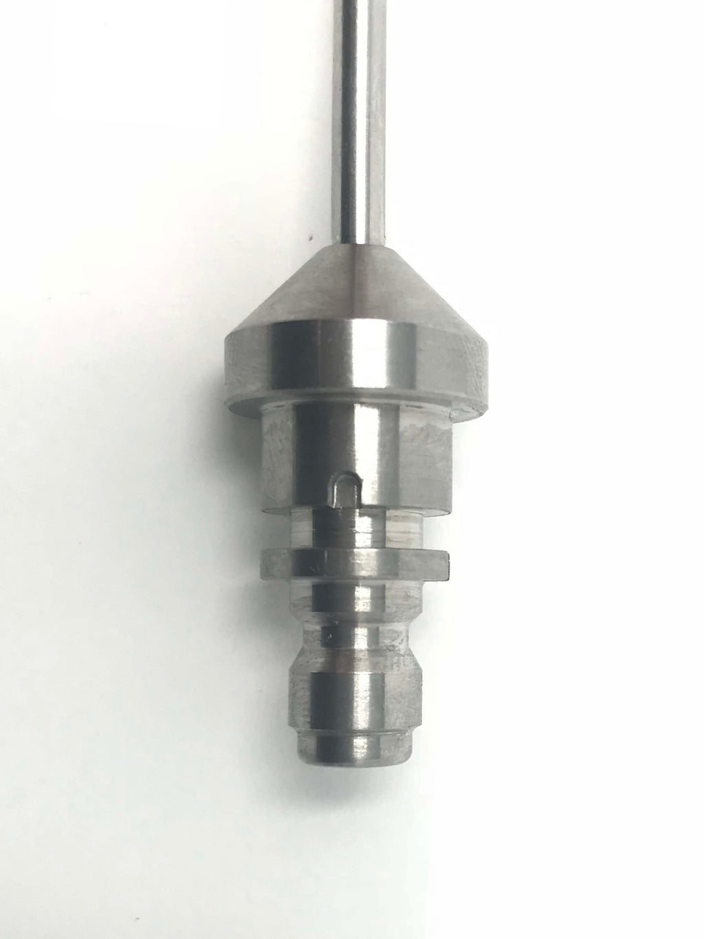 4" x 1/8" Grooved Gold Tipped Laser Cannula Barrel Sheath 90º Tip Probe